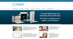 Desktop Screenshot of casfil.com.br