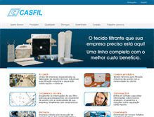 Tablet Screenshot of casfil.com.br